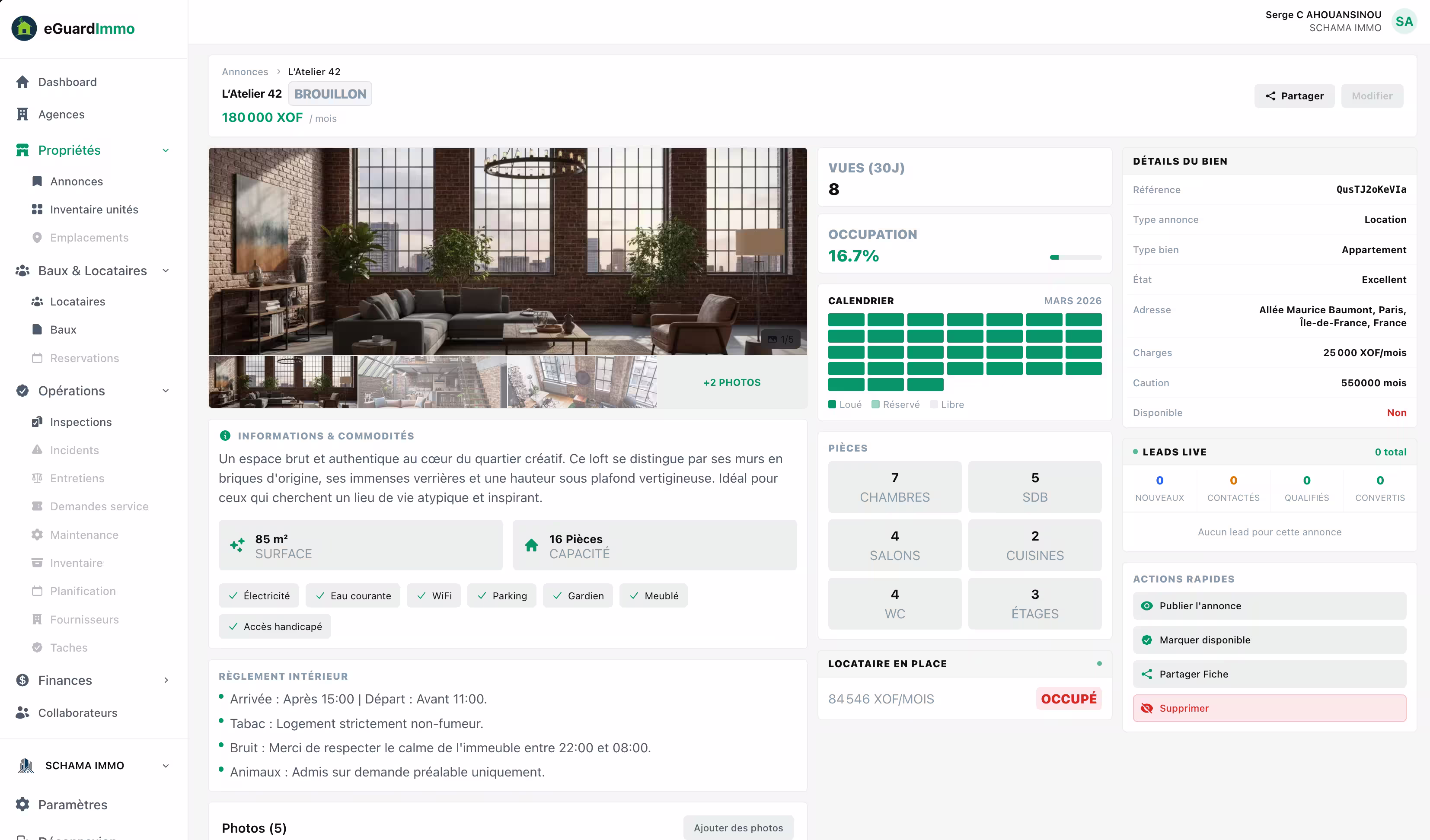 Inspections et états des lieux